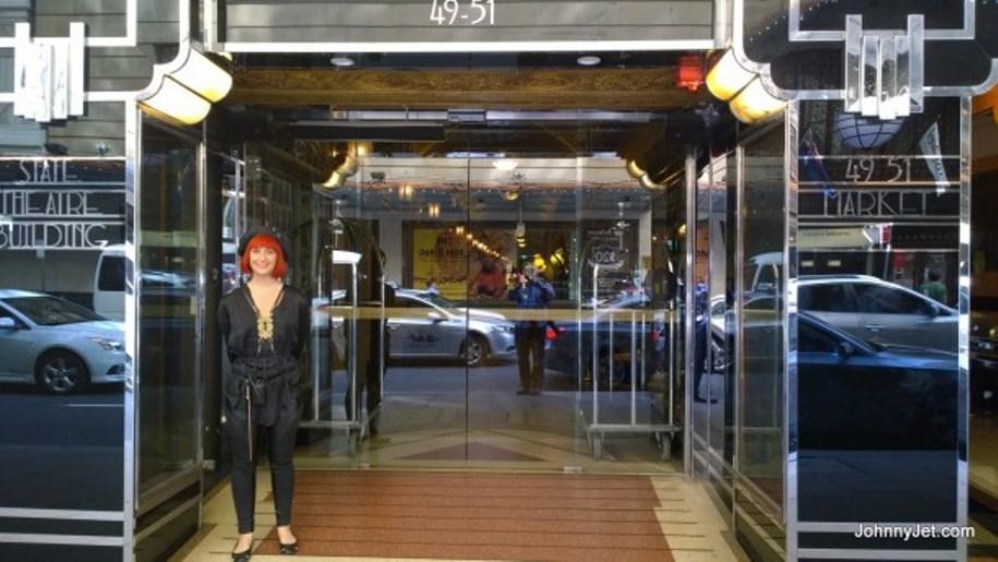Qt 시드니 외부 사진 Entrance to the hotel